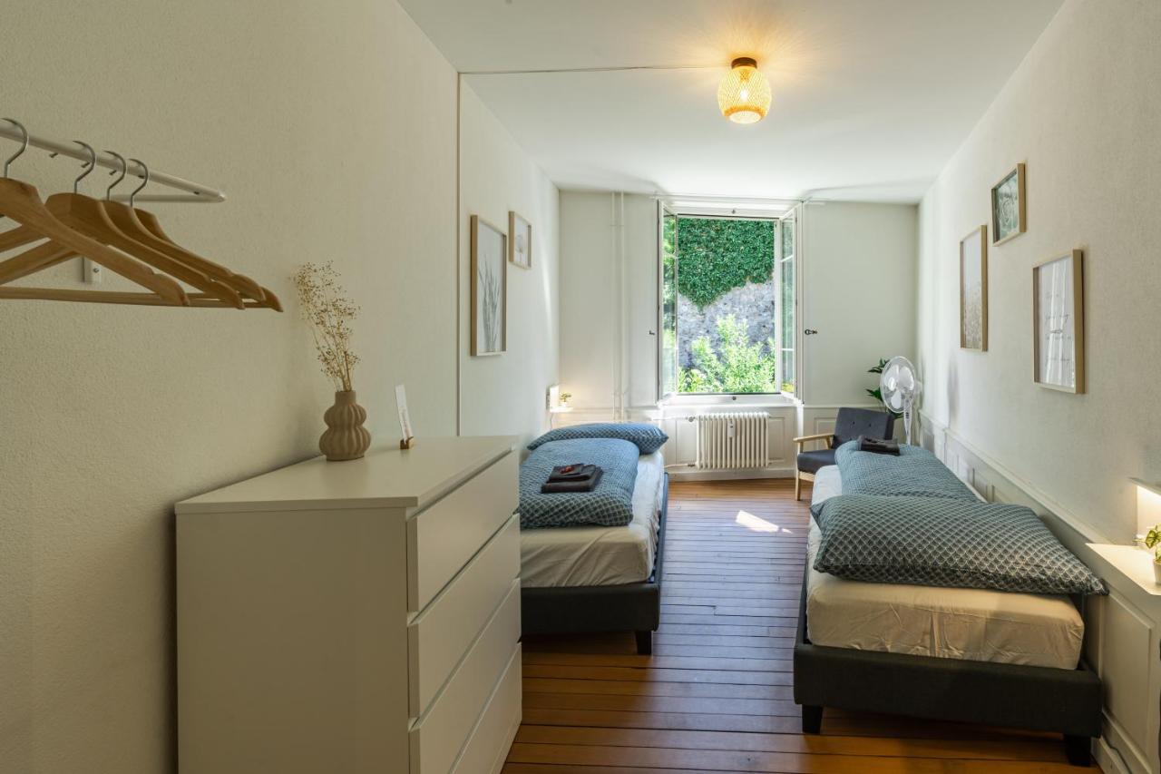 Historische Wohnung Im Herzen Der Thuner Altstadt Eksteriør billede