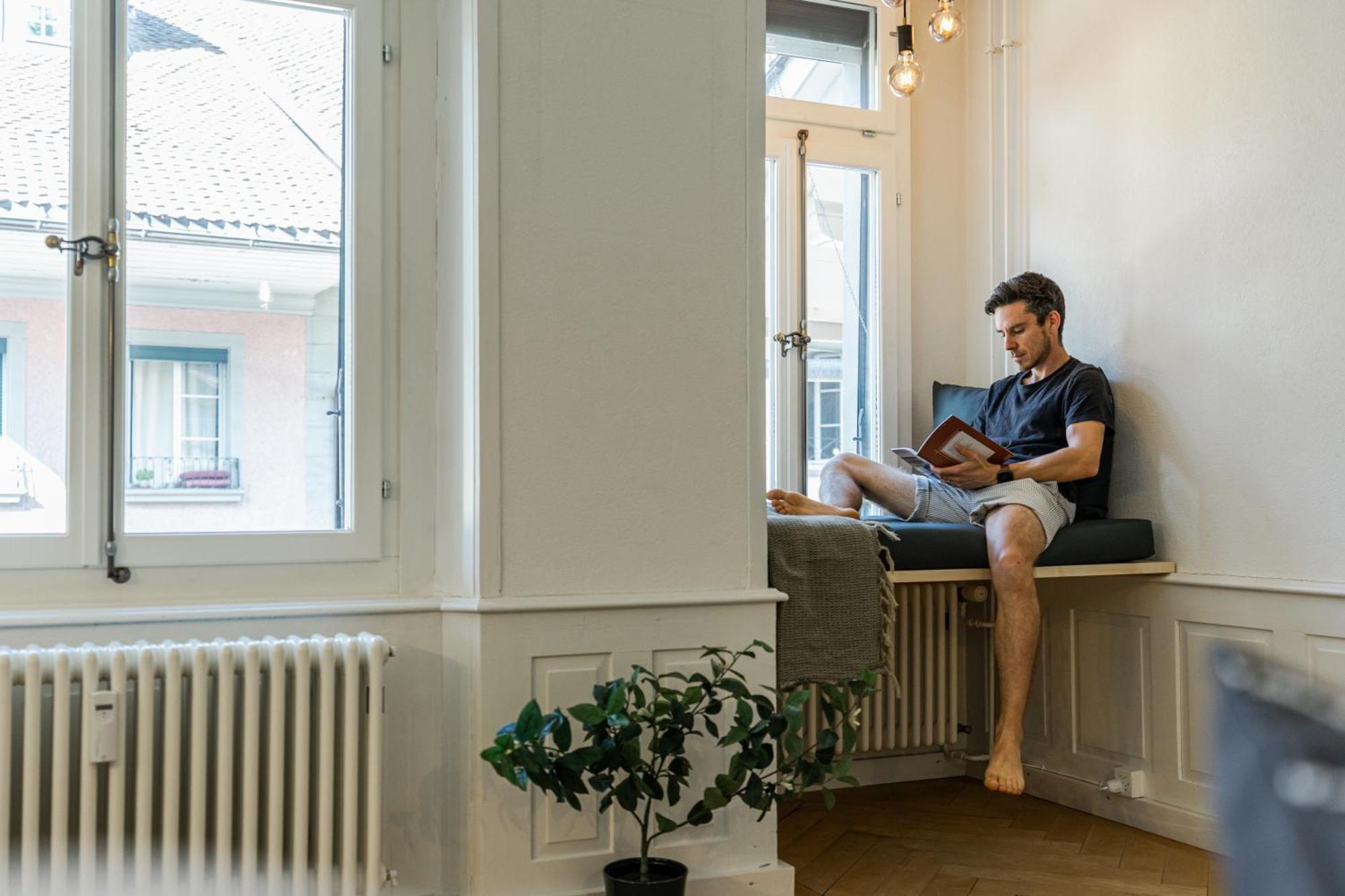 Historische Wohnung Im Herzen Der Thuner Altstadt Eksteriør billede