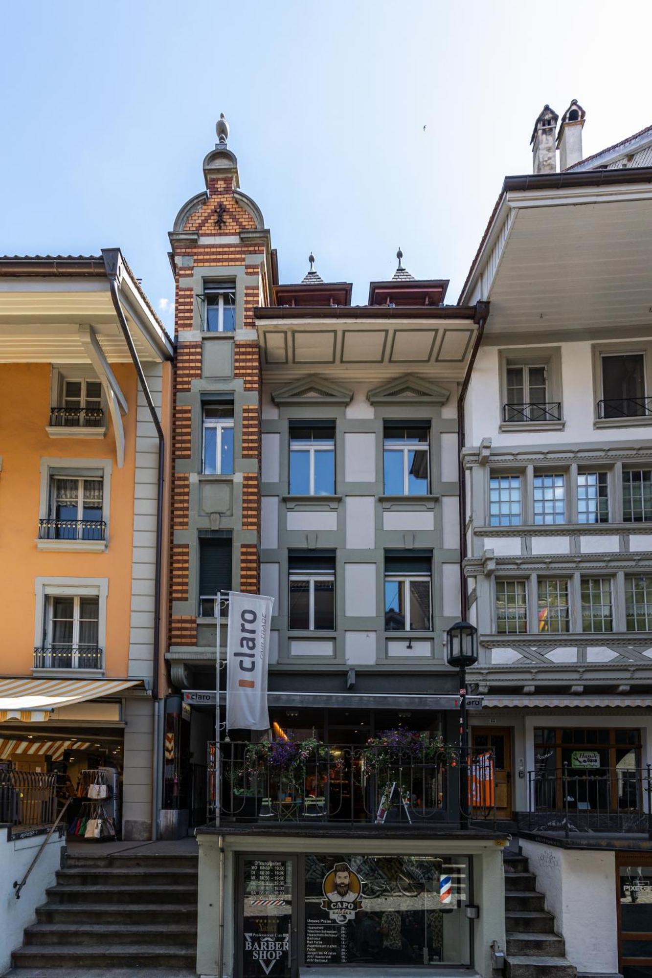Historische Wohnung Im Herzen Der Thuner Altstadt Eksteriør billede